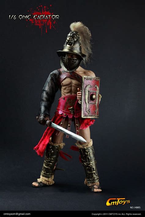 Cmtoys16 Spartacus Römischen Gladiator Kress Luxus
