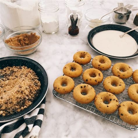 Mini Chocolate Chip Cookie Baked Donuts