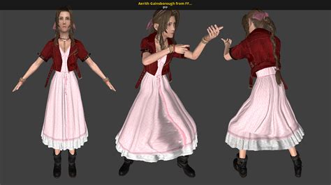 Aerith Gainsborough From Ffvii Remake Counter Strike Global Offensive