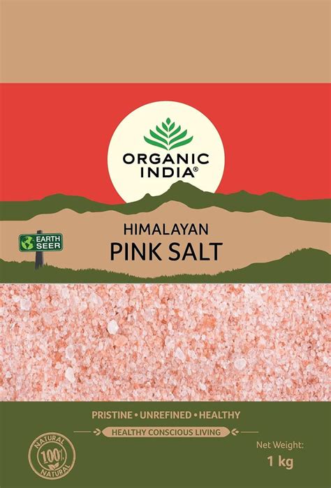 organic india pink rock salt 1kg packet sendha namak exp 15 9 2024 lazada