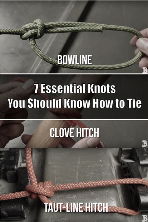 7 Essential Knots You Need To Know