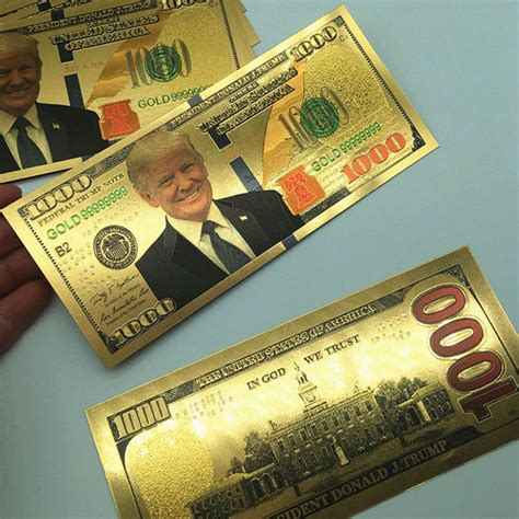 Thousand (comics), a marvel comics character. US President Donald Trump New Colorized $1000 Dollar Bill ...