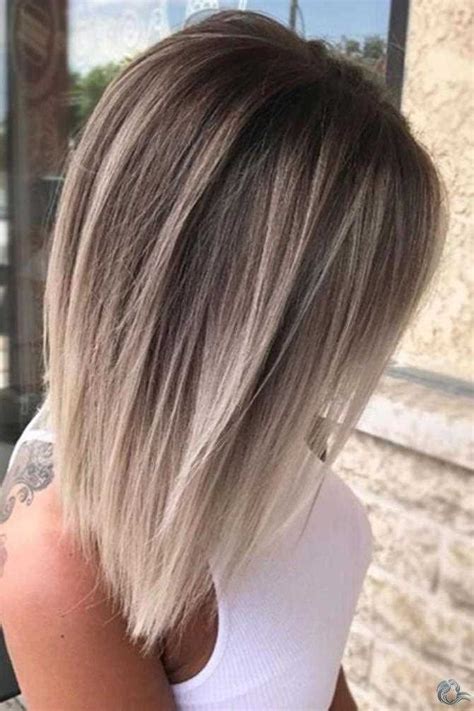 The great part about blonde these days is the popularity of root growth. 23 Long Inverted Bob Hairstyles 2019 bob in 2020 | Ombre ...