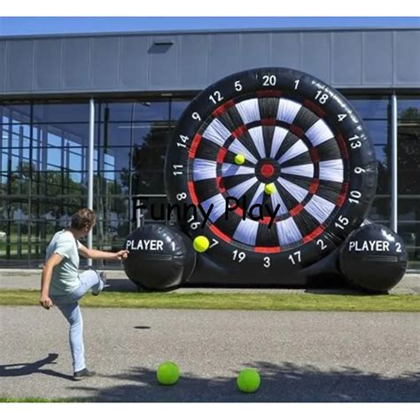 Giant Pvc Inflatable Foot Darts Board Gameinflatable Kick Darts