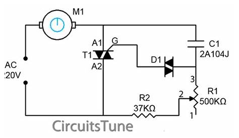 Ceiling Fan Regulator- Motor Speed Control Circuit Diagram | Electronic