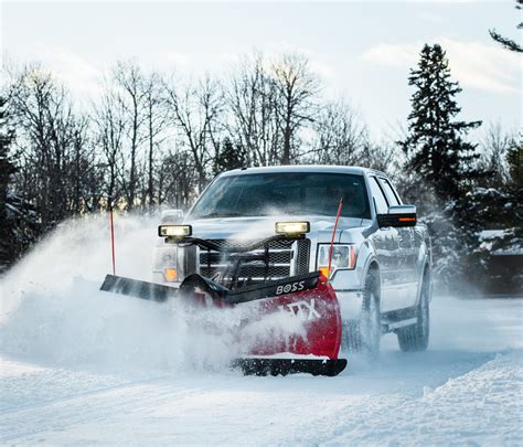 Boss Snowplow Truck Equipment Truck Snowplows And Spreaders