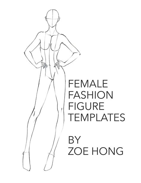 Female Fashion Figure Templates Etsy Fashion Figures Fashion