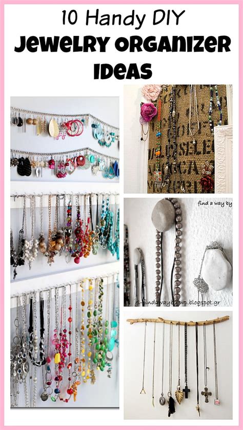 10 Handy Diy Jewelry Organizer Ideas