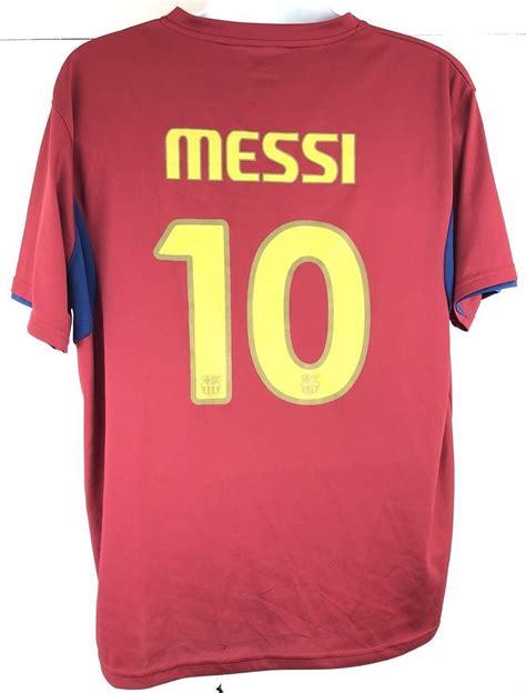 Authentic Fc Barcelona Fcb Jersey Shirt Kit Messi Argentina 10