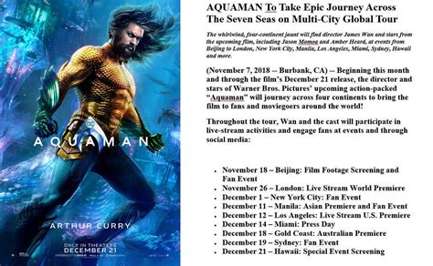 The All Encompassing Aquaman Movie Thread Part 6 Page 49 The