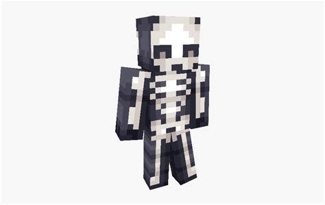 Minecraft Halloween Skeleton Skin Hd Png Download Transparent Png