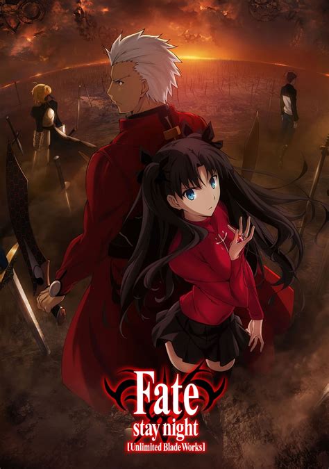 Fatestay Night Unlimited Blade Works Tv Series 2014 2015 Posters
