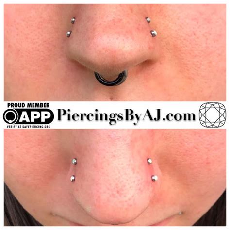 Fresh High Nostrils Featuring Jewelry From Neometal Piercings By Aj