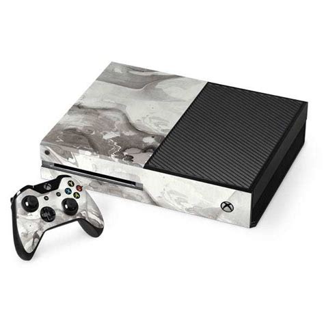 Marbleized Grey Xbox One Console And Controller Bundle Skin Xbox One