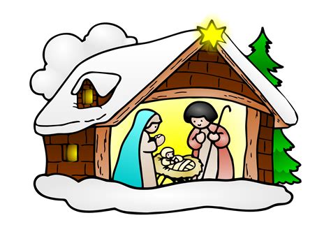 Free Clip Art Baby Jesus Christmas Clipartfest Clipartix