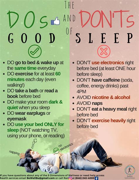 Dos And Donts Of Good Sleep Bewell Health And Wellness