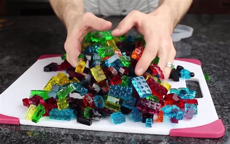 How To Make Edible And Stackable Lego Gummy Candy