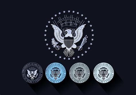 The core of the app document collection is based on published collections of presidential documents. Presidential Seal Vector - Download Free Vectors, Clipart ...