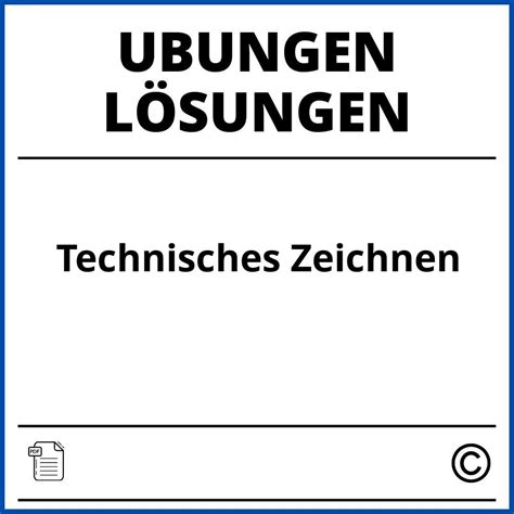 Technisches Zeichnen Übungen Mit Lösungen Pdf