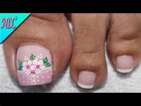 Diseño de uñas para pies flor en principiantes muy fácil flowers nail art nlc source link image from htt. DISEÑO DE UÑAS PARA PIES FLORES SENCILLAS - FLOWERS NAIL ...