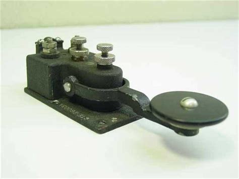 Navy Cte 26003a Telegraph Key Morse Code Vintage