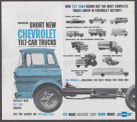The Chevy And Gmc Steel Tilt Cabs Arrived In 1960 Obviously Designed