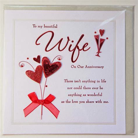 Personalize and print anniversary cards for wife from american greetings. 15 cute designs of wedding anniversary cards for wife sang ...