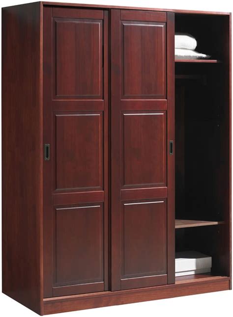 Shop by number of doors. Wardrobe - 3 Sliding Doors Mahogany by Palace Imports