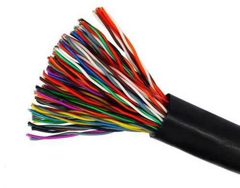 Copper 10 Pair Jelly Filled Unarmoured Telecom Cable For Bsnl