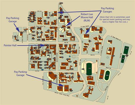 University Of Texas Austin Campus Map Secretmuseum