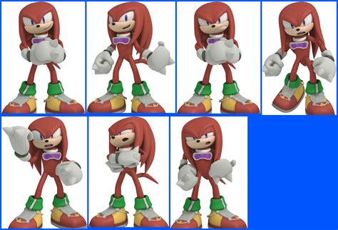 The Spriters Resource Full Sheet View Sonic Free Riders Knuckles