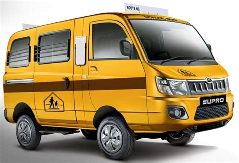 Mahindra Supro School Van Price Specification Mileage And Featuers