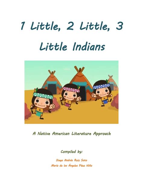1 Little 2 Little 3 Little Indians Pdf American Literature Poetry