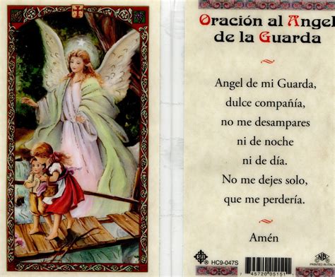 Oracion Al Angel De La Guarda My Guardian Angel Eb216 Prayer Holy