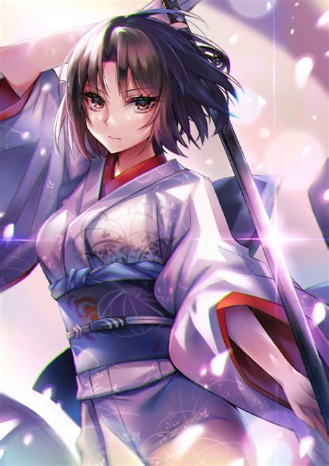 Ryougi Shiki Kara No Kyoukai Drawn By Shiron Moze Danbooru