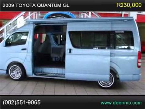 2009 toyota quantum gl 