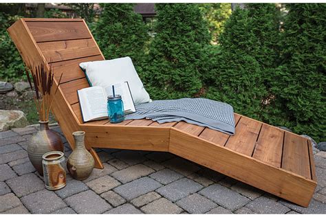 How To Build A Comfortable Chaise Lounge For Outdoor Use