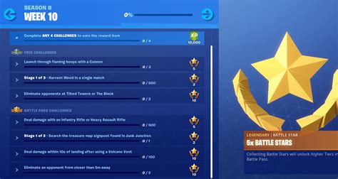 Fortnite Season 8 Week 10 Challenges Fortnite Insider