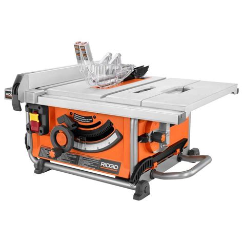 Ryobi 10 Inch 15 Amp Table Saw With Stand The Home Depot Canada