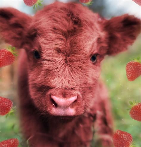 Strawberry Cow Aesthetic Pfp Pic Urethra