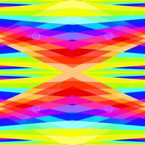 Seamless Geometric Rainbow Pattern Vector Illustration Background