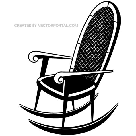 Relatively hard, naturally formed mineral or petrified matter; Rocking Chair Clip Art | Download Free Vector Art | Free ...