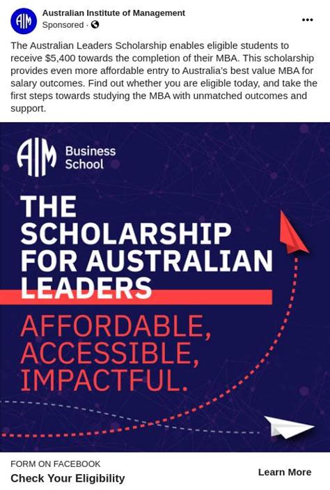 Australian Institute Of Management Fb Page Ad Bigdatr