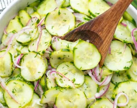 Easy Cucumber Salad With Fresh Dill Healthycaresite