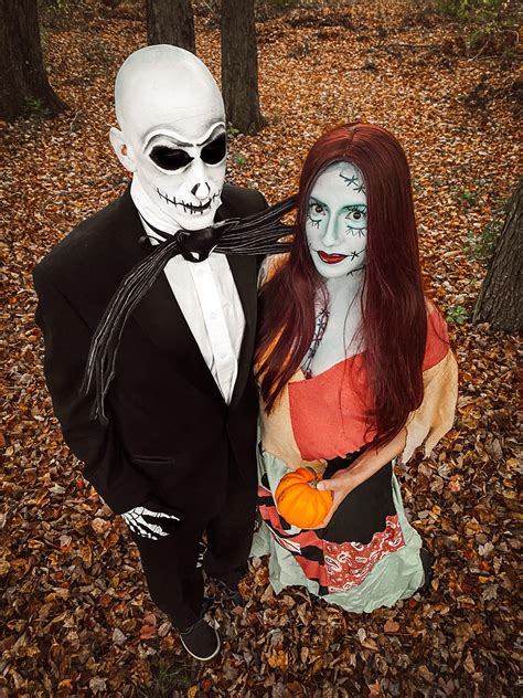 Last Minute Jack And Sally Nightmare Before Christmas Costumes I Made