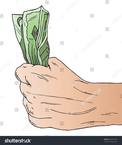 Illustration Of A Hand Holding Money 108774221 Shutterstock