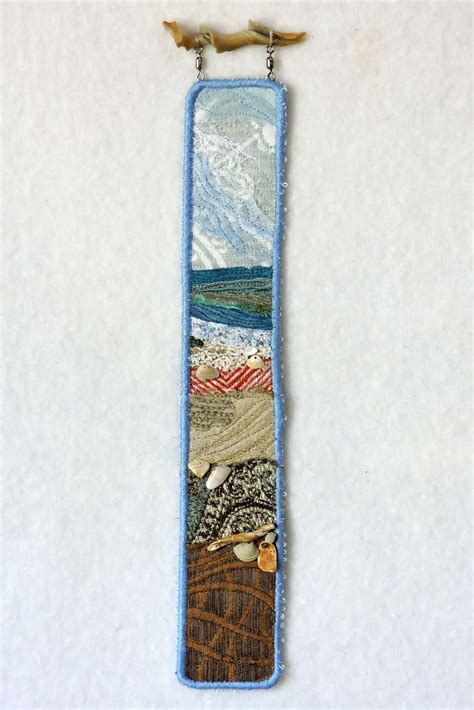 Beach Series 125 By Eileen Williams Original Fiber Art Quilted Beach
