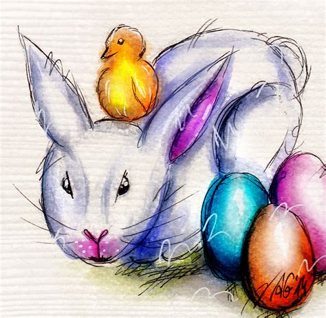 Watercolor Easter Cre8tive Cre8tions By Andrea Gomoll