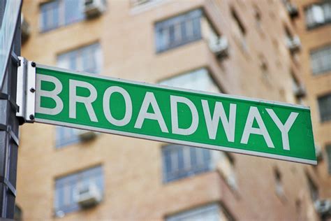 Broadway Street Sign Free Images At Vector