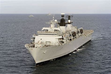 Hms Bulwarkthousands Of Royal Navyroyal Marine And Royal Fleet